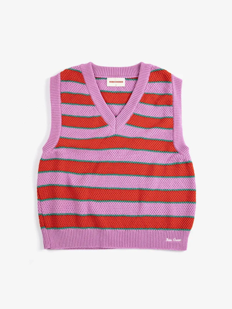 slou-bobo-choses-kamizelka-striped-v-neck