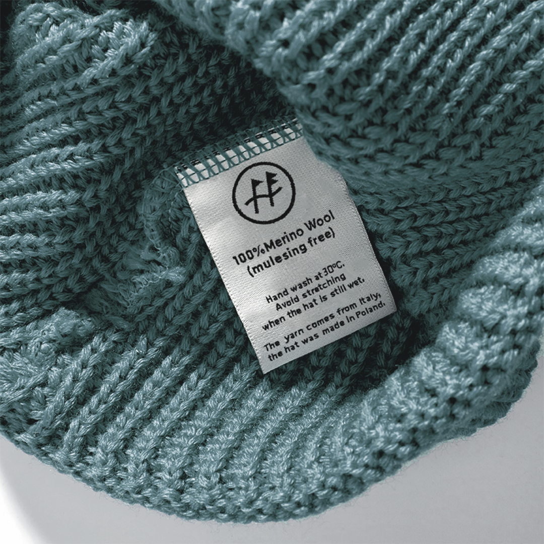Czapka Beanie sky blue