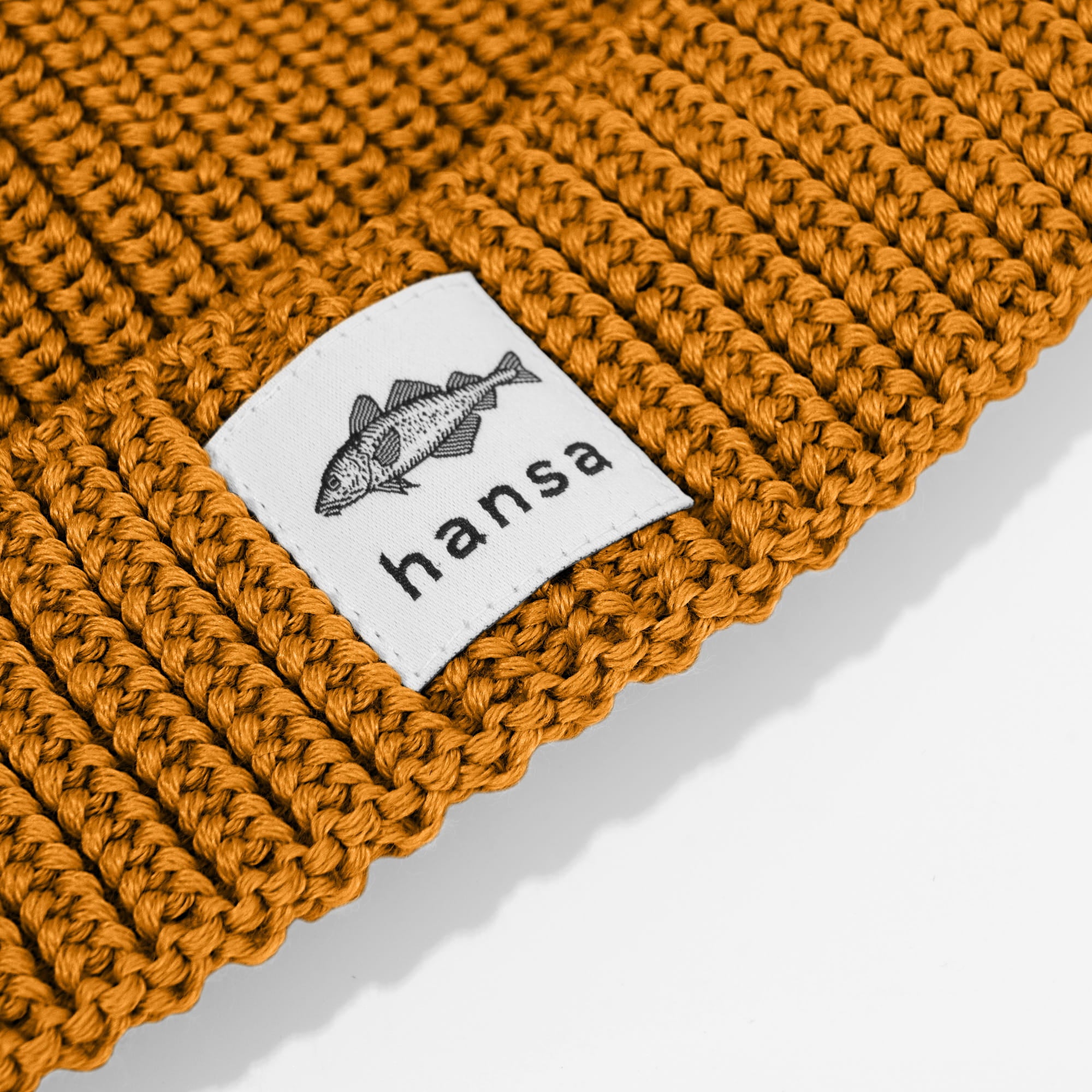 Czapka Beanie XL Musztardowa