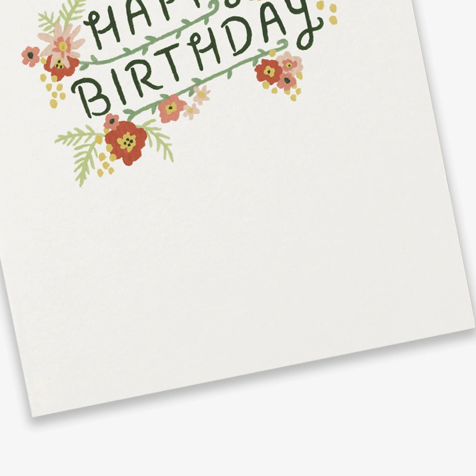 Kartka Floral Birthday
