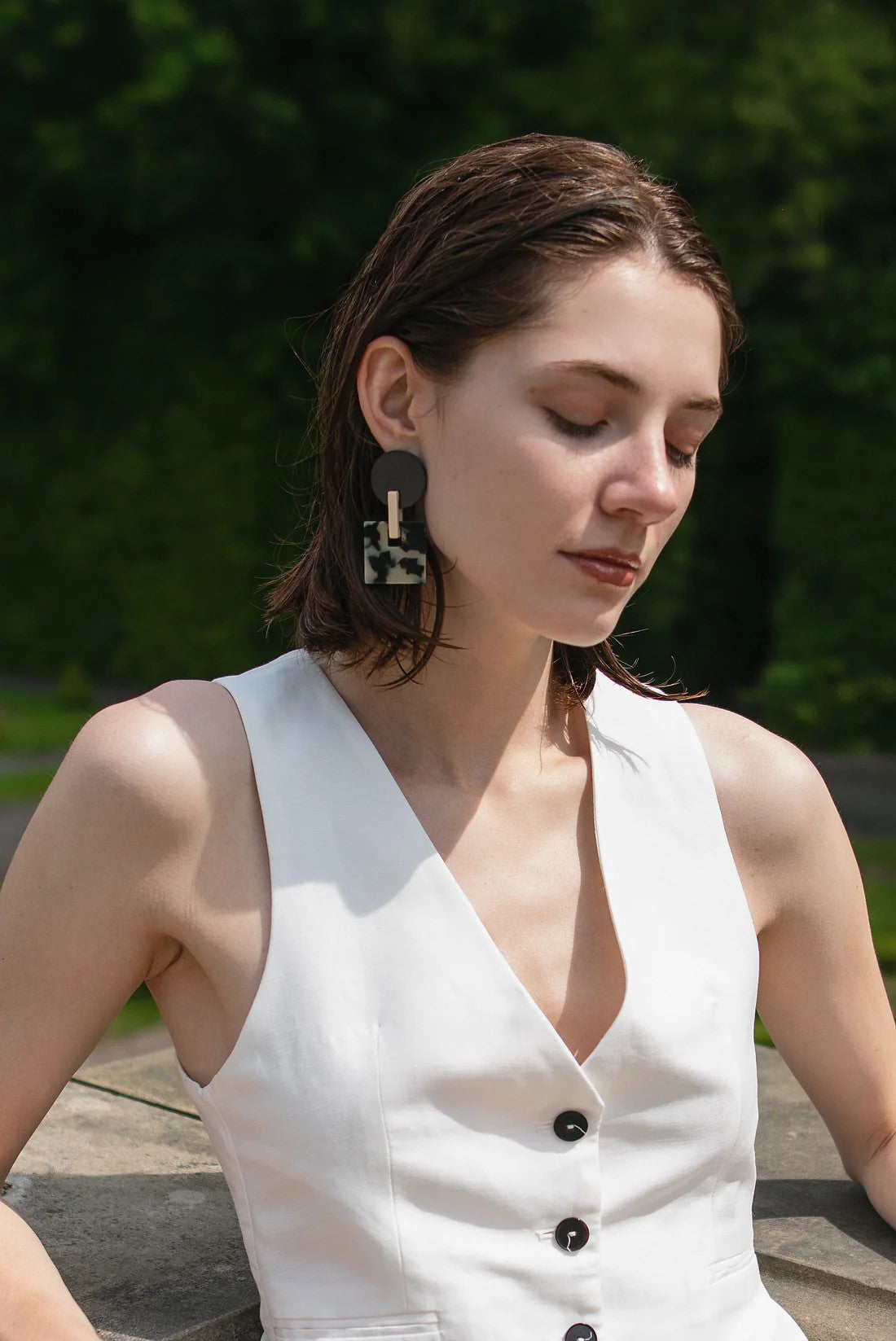 Klipsy Margot White Tortoise