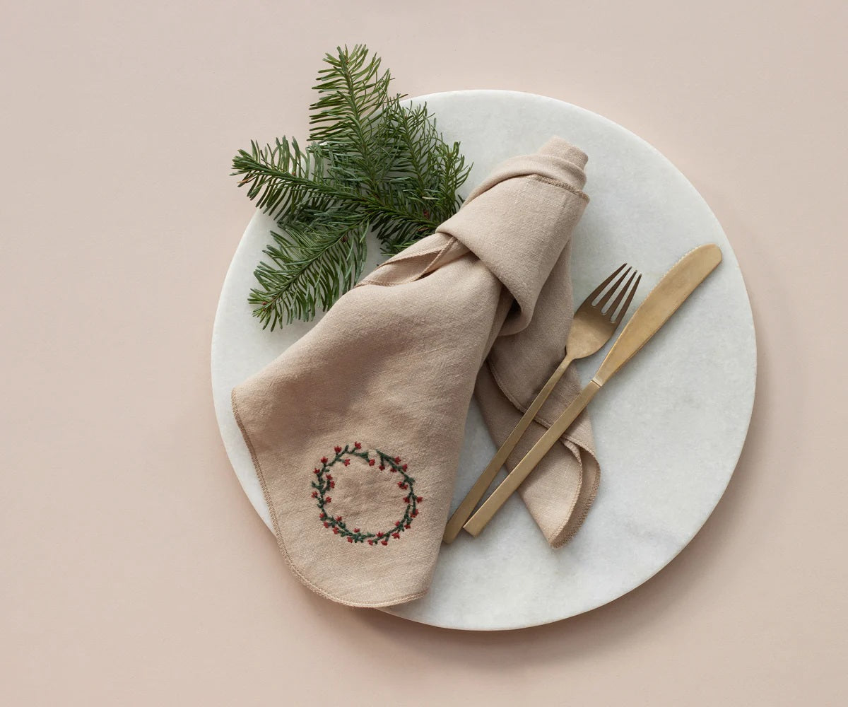slou-maileg-serwetka-swiateczna-wianek