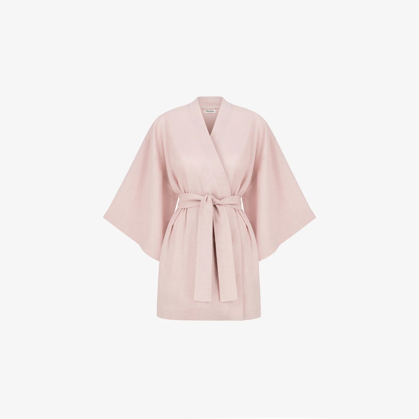 slou-plantule-kimono-lniane-krotkie-rozowe