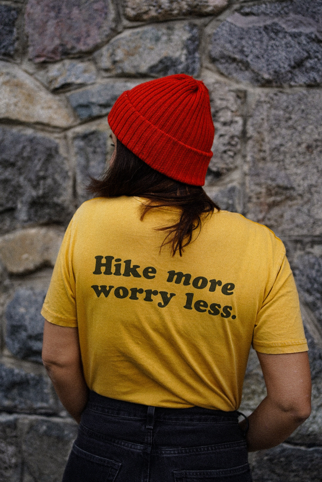 T shirt Tatry żółta