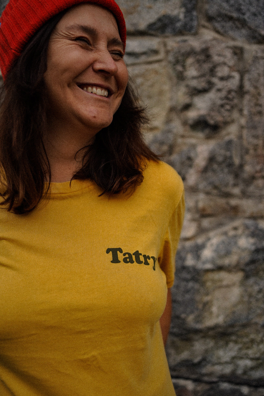 T shirt Tatry żółta