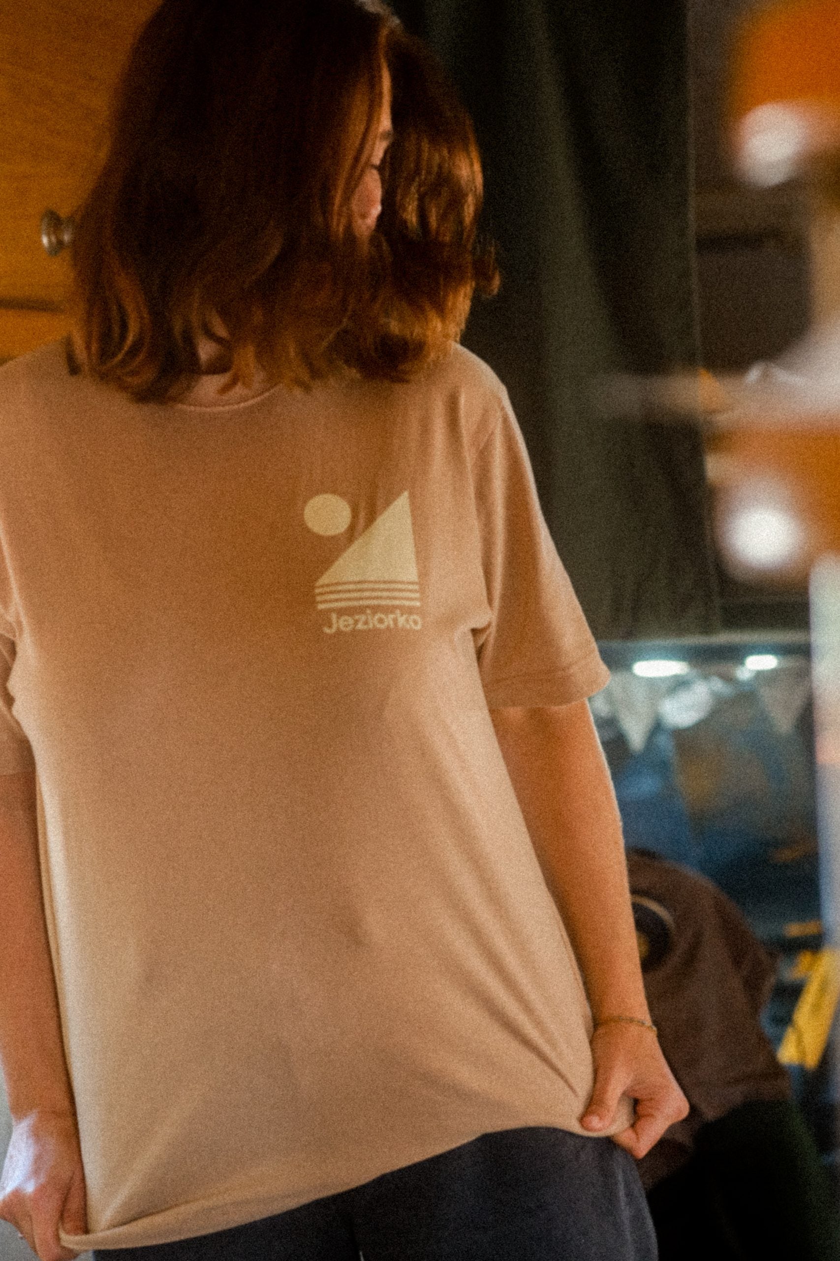 Tshirt Jeziorko Vintage Latte