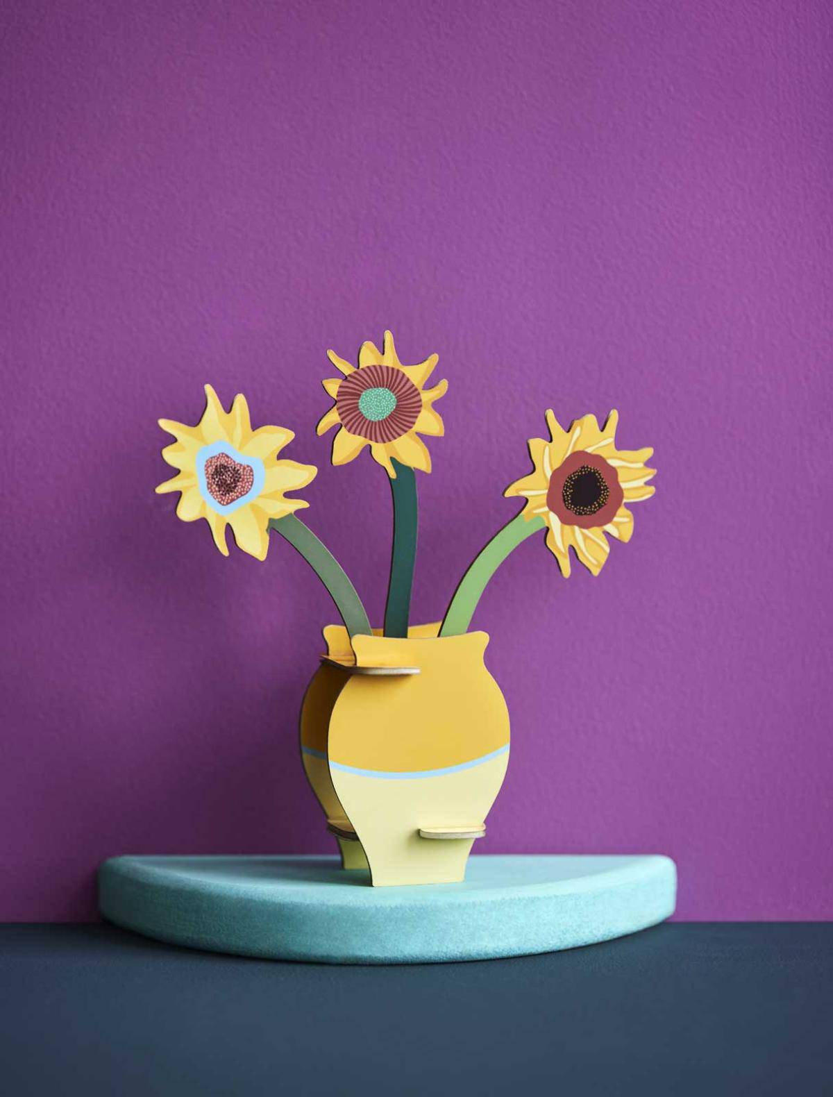 Kartka POP OUT Van Gogh Flowers