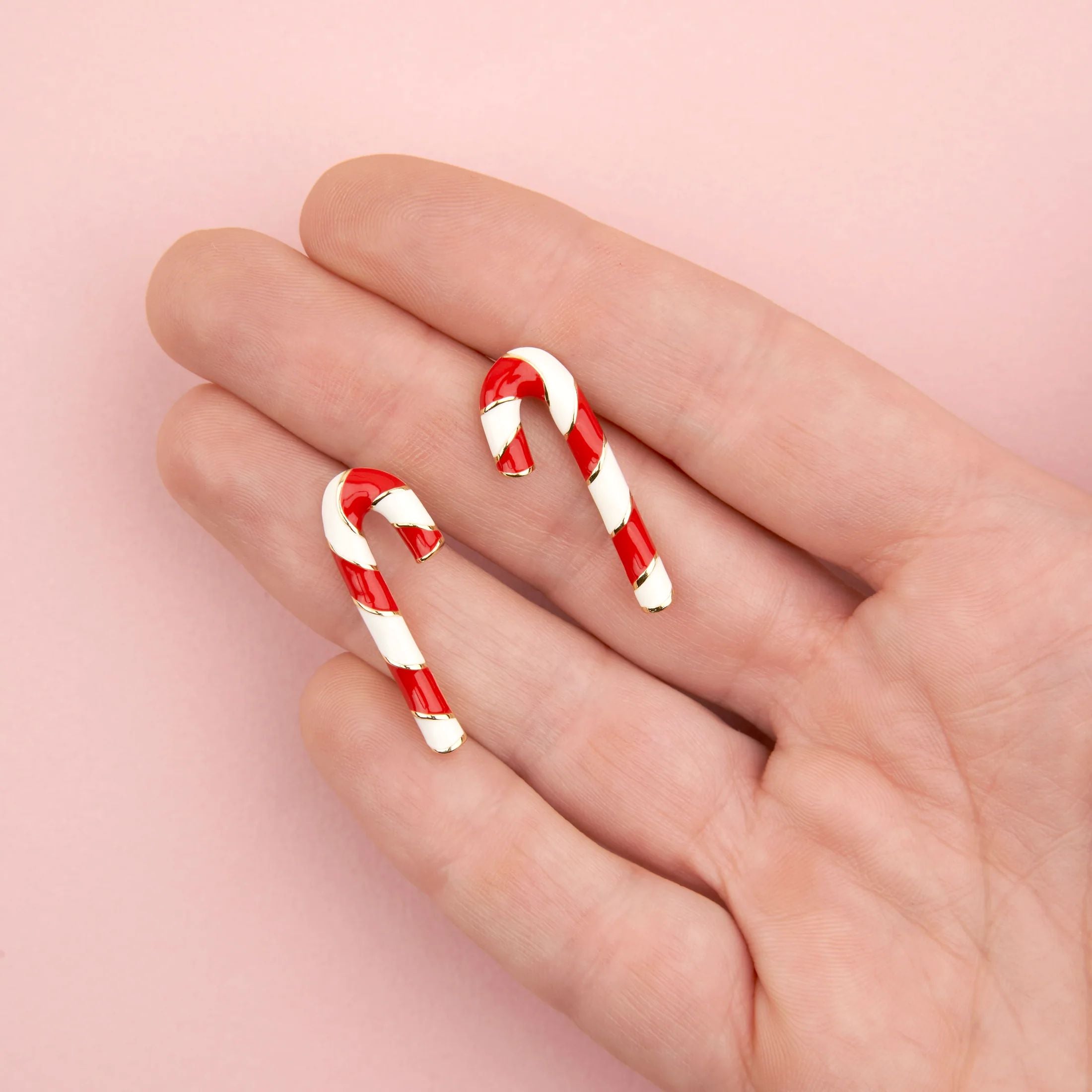 Kolczyki Candy Cane