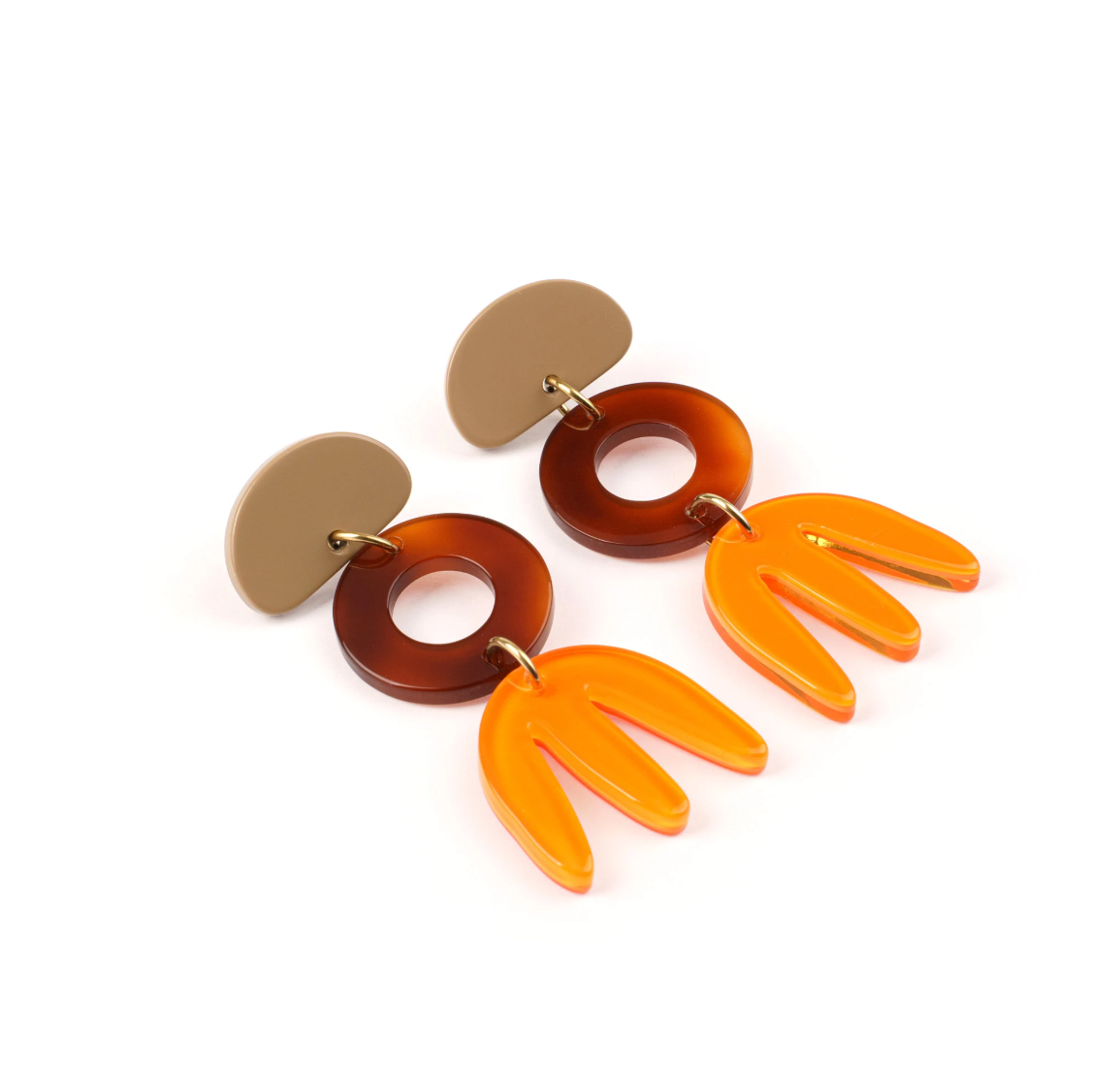 slou-turtle-story-kolczyki-mayari-orange-vision