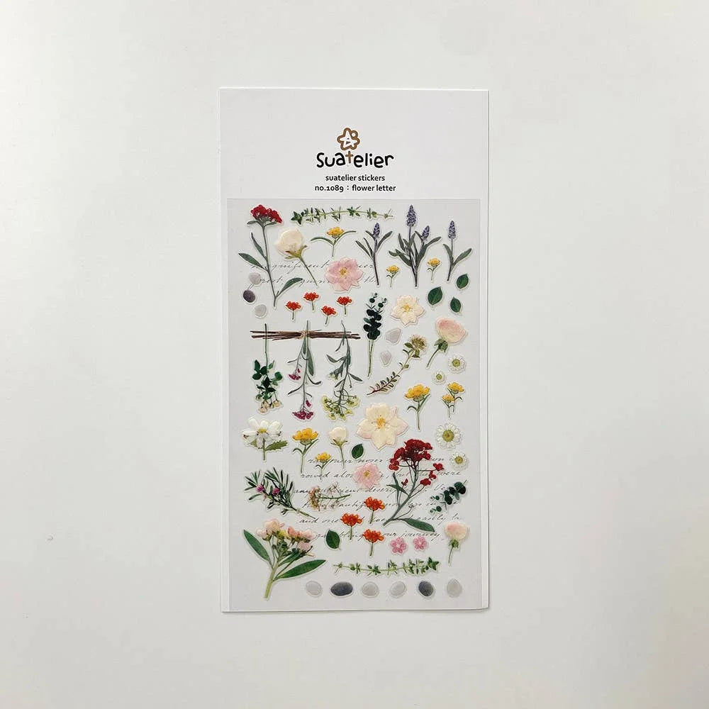 Naklejki Flower Letter od Suatelier SLOU