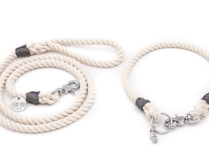 Smycz Natural Silver