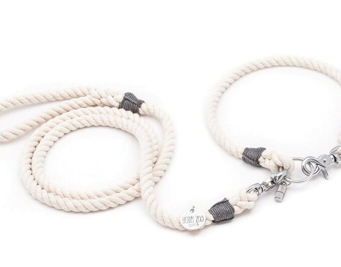 Smycz Natural Silver