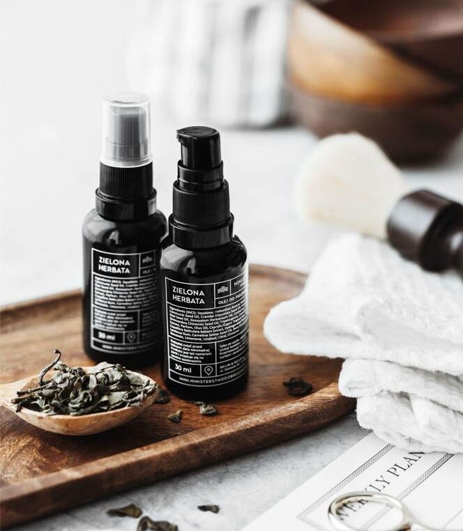 Olej do brody zielona herbata