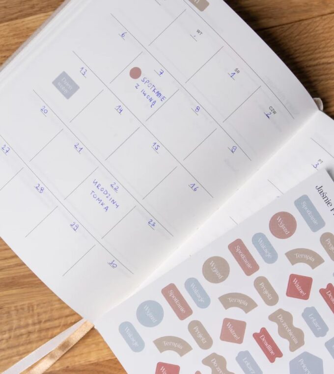 Planer Jaśnie Plan niebieski