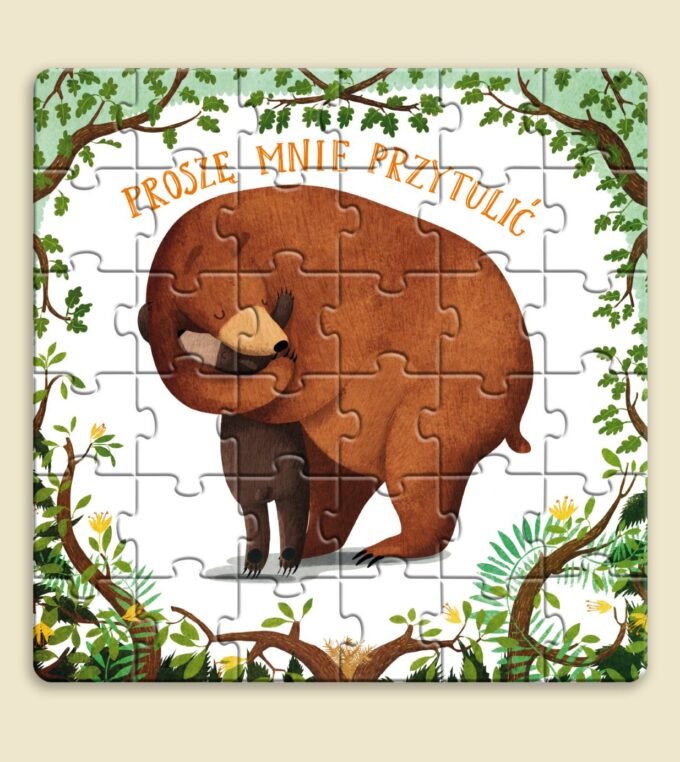 Puzzle Proszę mnie przytulić