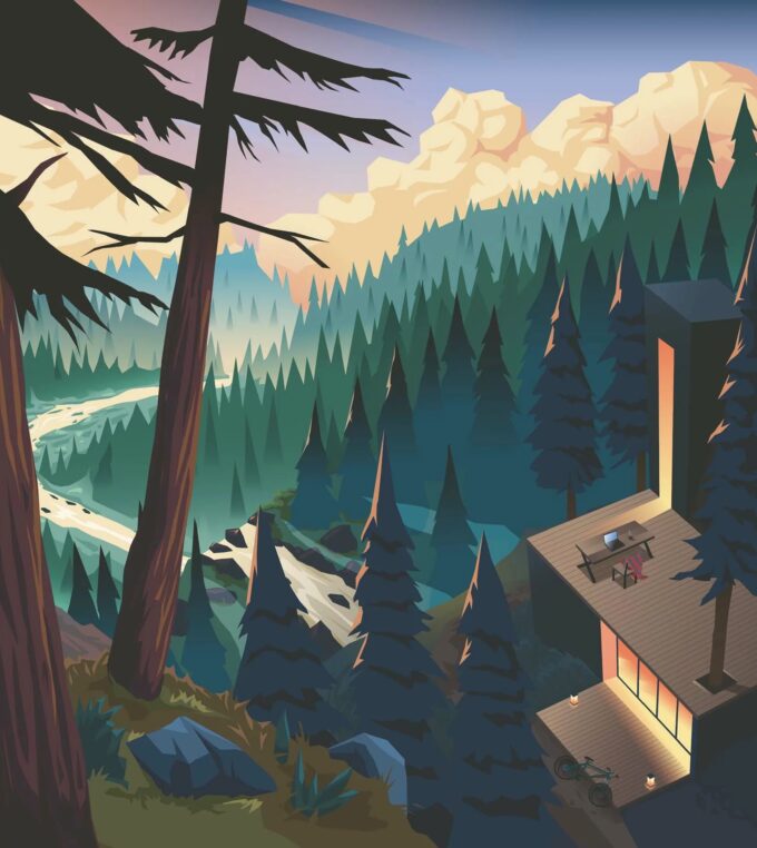 Puzzle Forest Retreat 2000 elementów