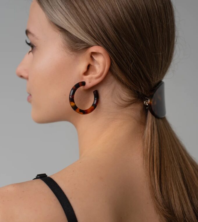 Kolczyki Mary Light Tortoise