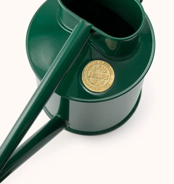 Zielona stalowa konewka 1 l