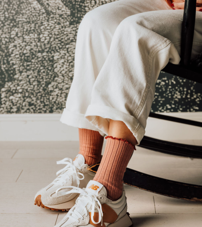 Skarpety brązowe Delphine