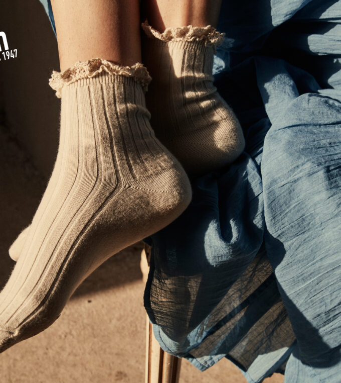 Skarpety kremowe Lili