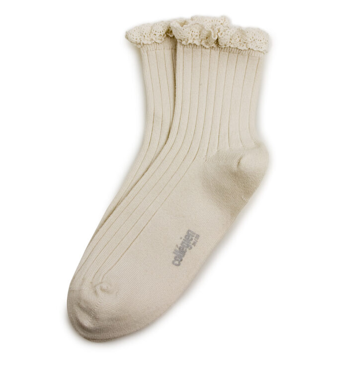 Skarpety kremowe Lili