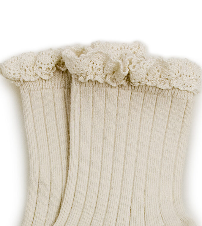 Skarpety kremowe Lili