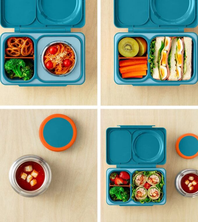 Lunchbox z termosem Omiebox UP Teal Green