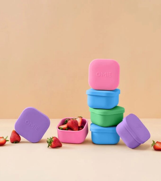 Pudełko na przekąski OmieSnack Green