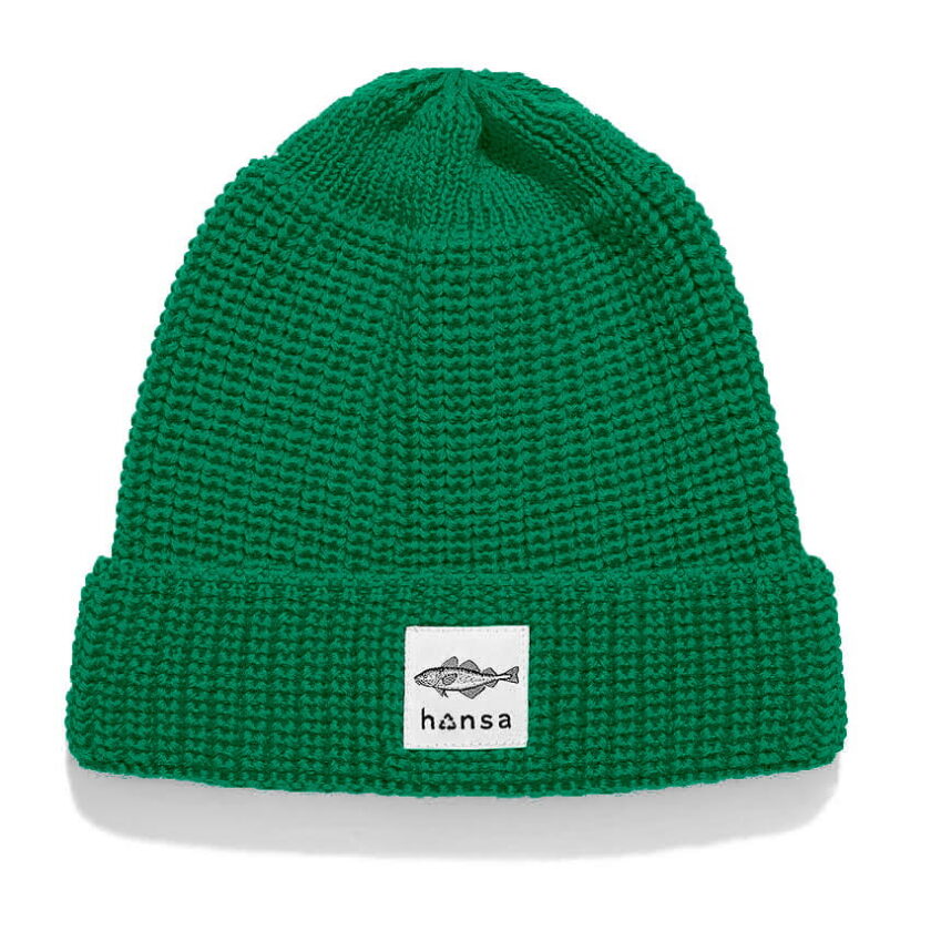 slou-czapka-beanie-recykling-zielona-hansa