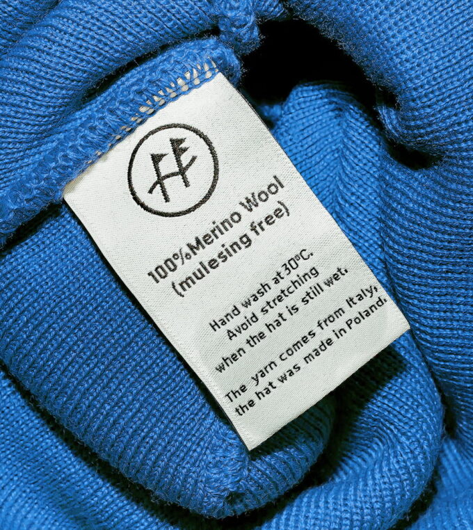 Czapka Slouch Beanie morska