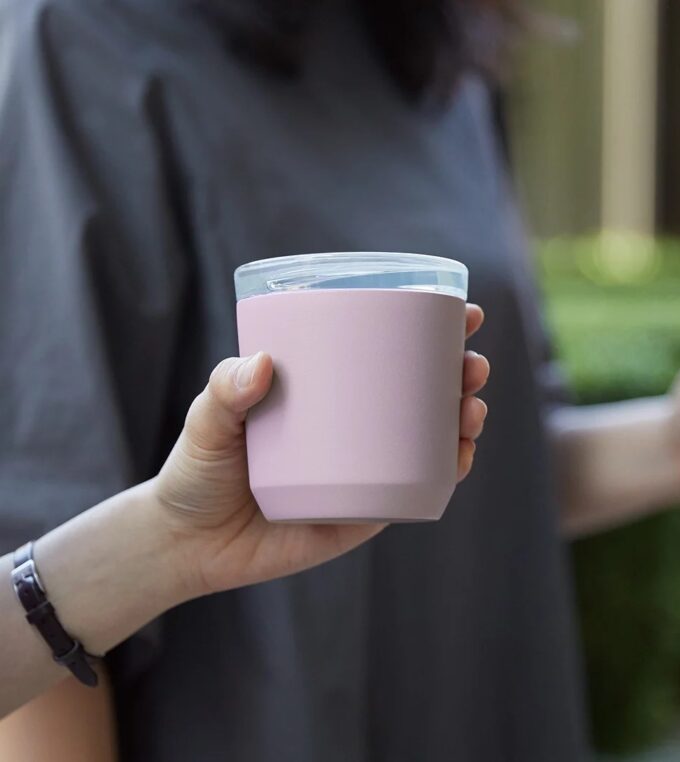 Kubek termiczny To Go Tumbler 240 ml różowy