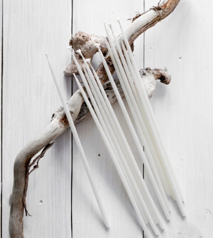 Cienkie świece Maxi Slim 10 szt.