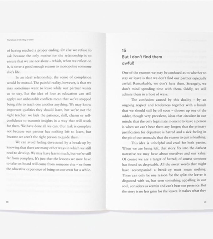 Książka Stay Or Leave