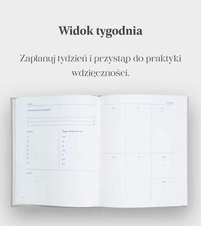 Planer Jaśnie Plan niebieski