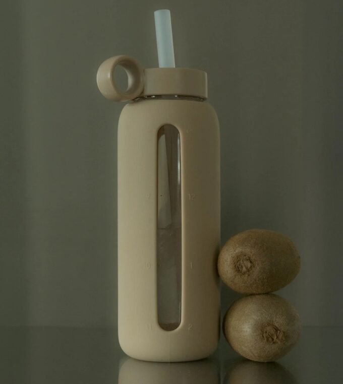 Nasadka ze słomką Carry Cap do butelki 600ml Cornflower