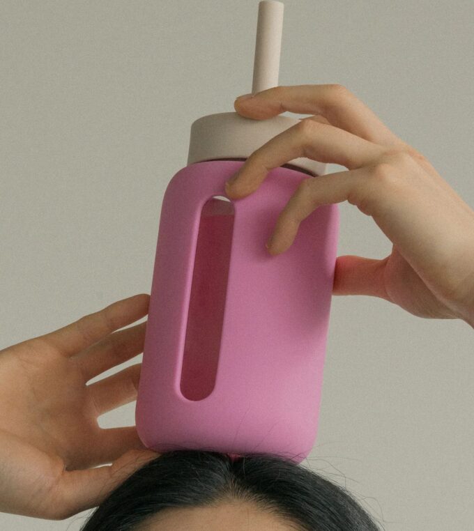 Nasadka ze słomką Mini Lounge Straw Cap Bubblegum