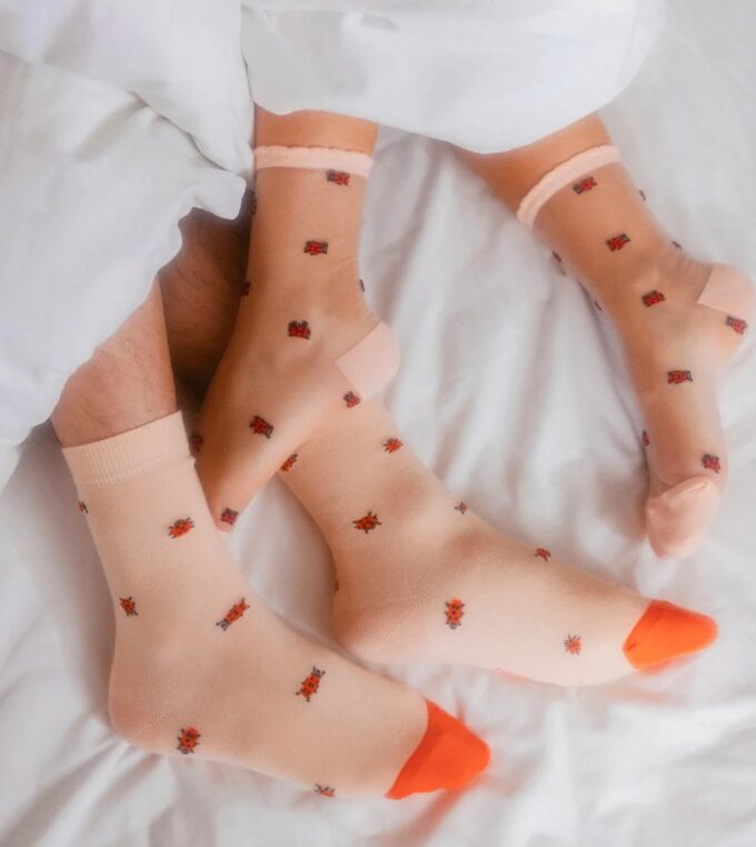 Skarpetki transparentne Biedronki