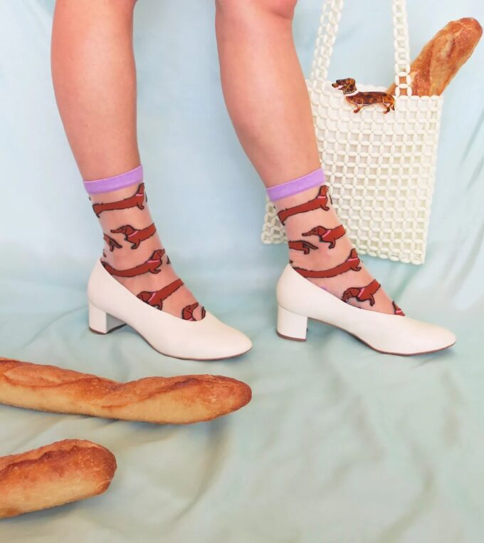 Skarpetki transparentne Jamnik