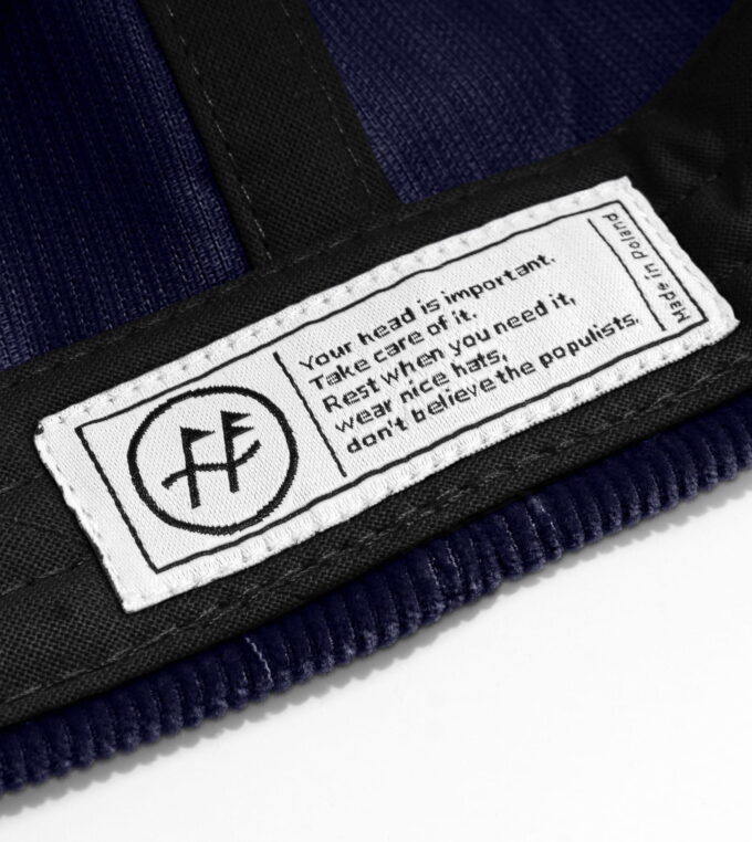 Czapka z daszkiem Granatowa