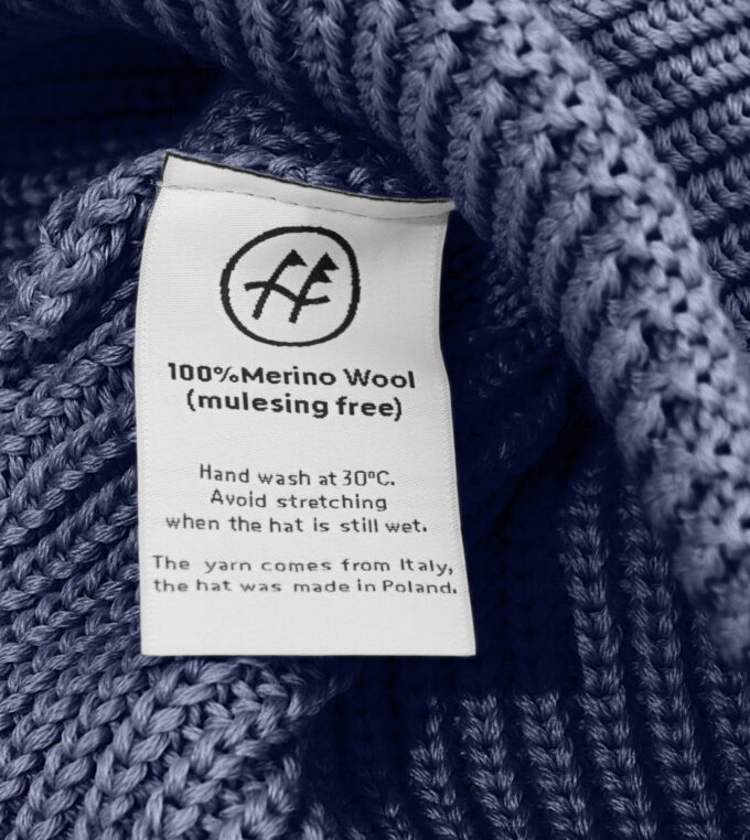 Czapka dokerka denim