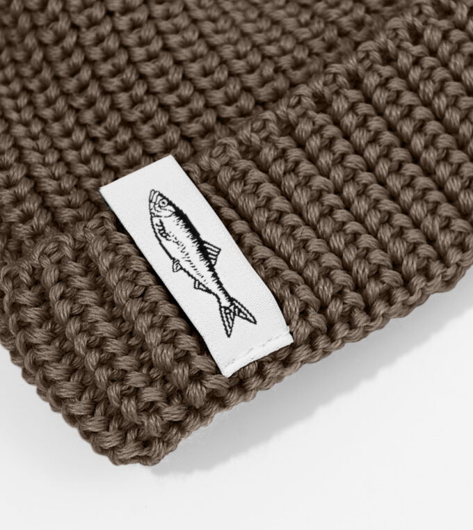 Czapka dokerka taupe