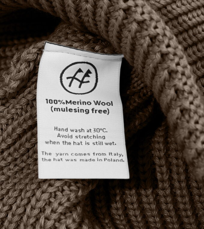 Czapka dokerka taupe