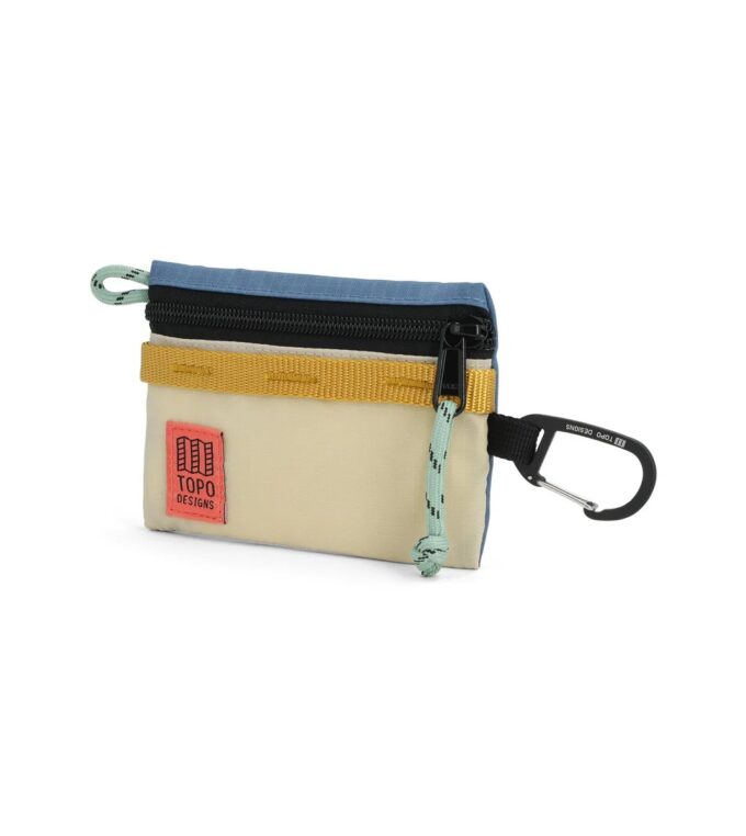 Etui Mountain Accessory Bag Stone Blue/Bone White
