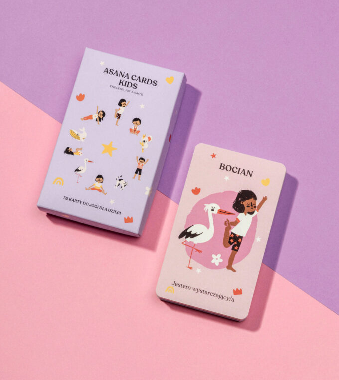 Karty do praktyki jogi dla dzieci