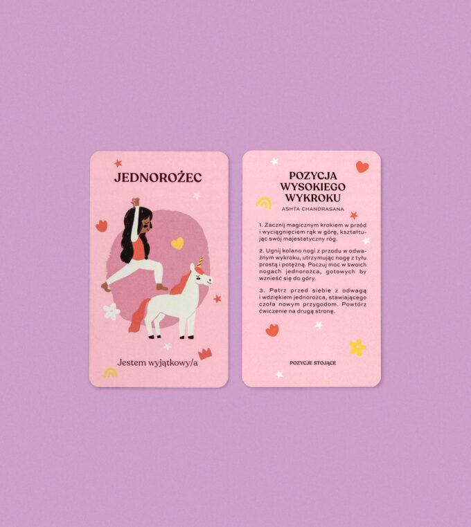Karty do praktyki jogi dla dzieci
