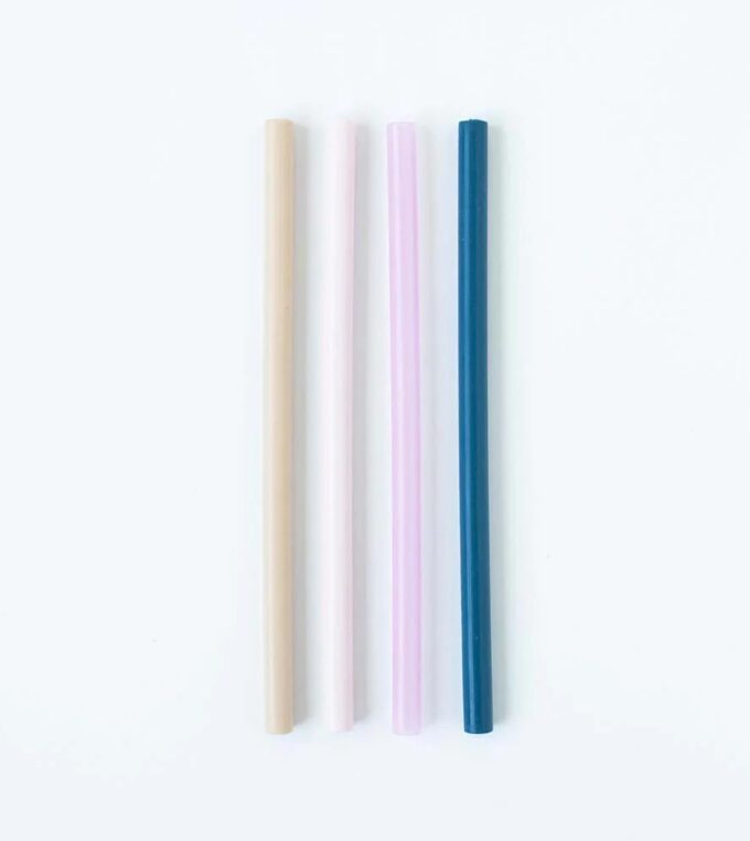 Słomki silikonowe 4-pak