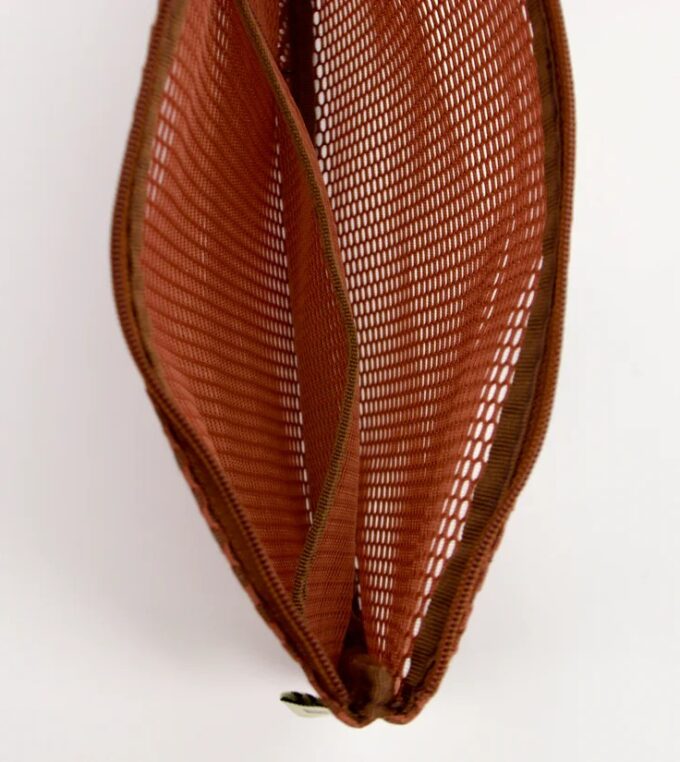 Etui A5 Flat Pouch Mesh Light Pink