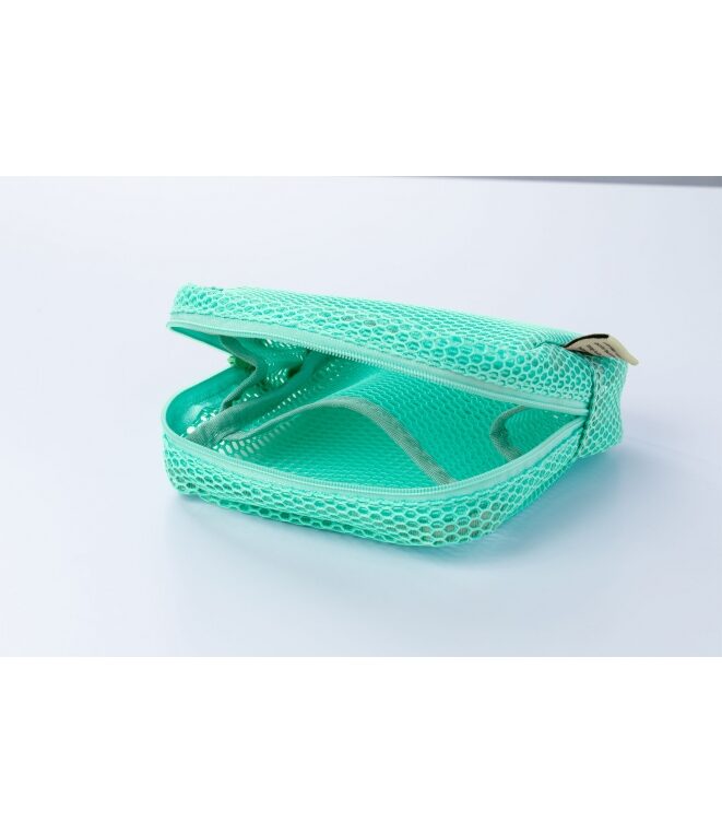 Etui Mesh Square Pouch Blue