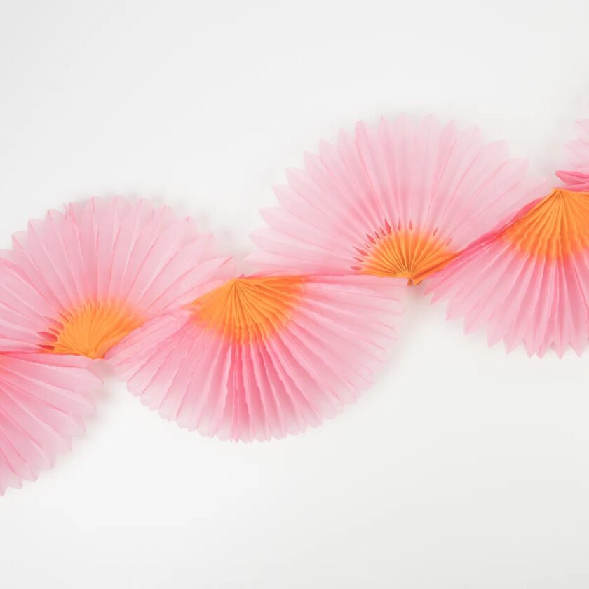 Girlanda papierowa Pink Honeycomb - Image 3
