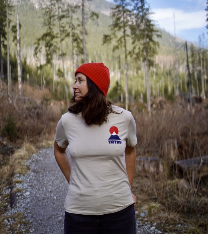 T shirt Tatry o zachodzie